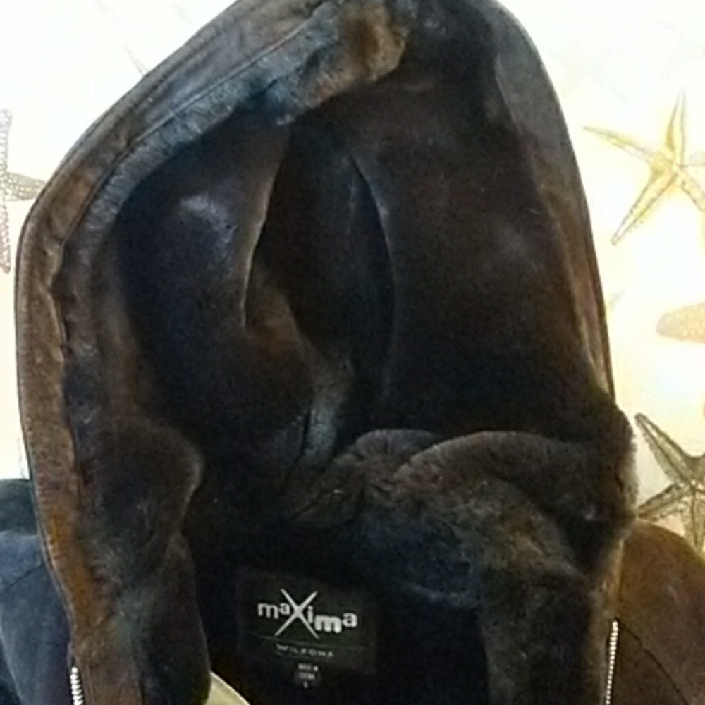 SOLD!! Wilson's suede leather jacket/coat -ladies - Picture 6 of 8